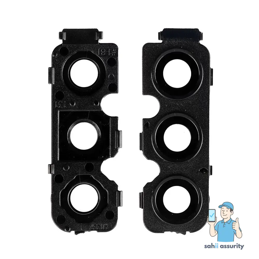 Camera Lens Glass with Frame for Samsung Galaxy A13 Black